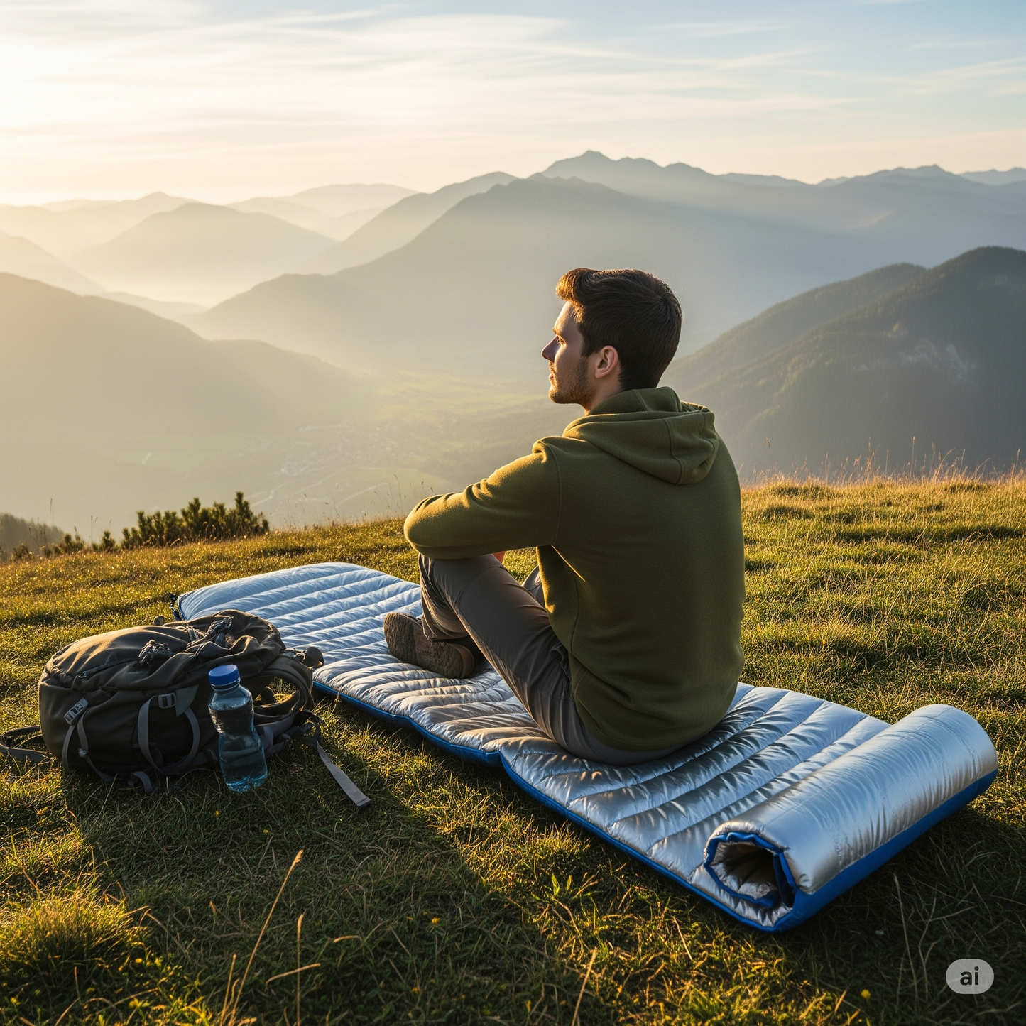 EVA Yoga Mat 180x50x0.6cm – Moisture-Proof Non-Slip Exercise & Outdoor Picnic Mat