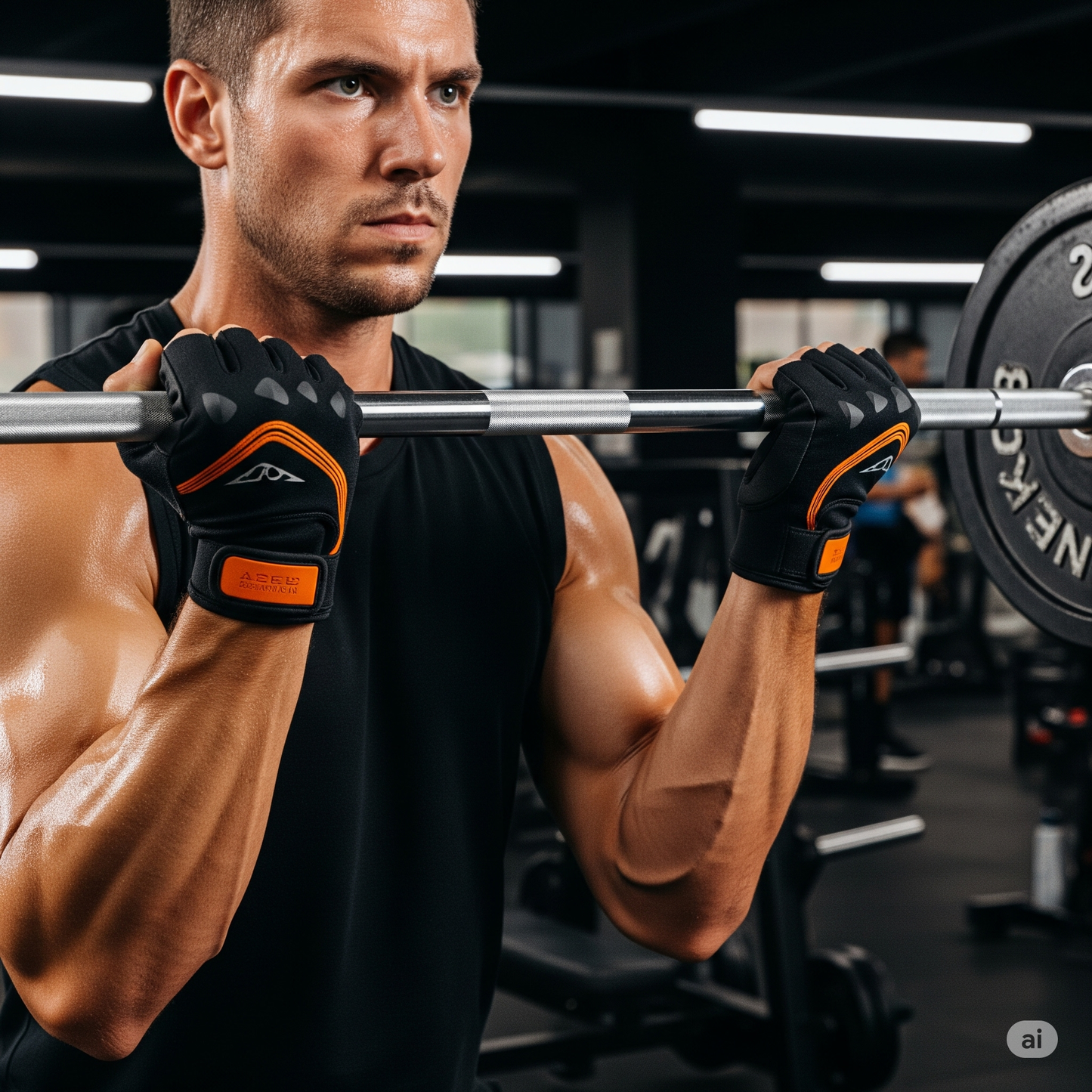 Workout Gloves – Weight Lifting Gym Gloves with Wrist Wrap Support, Full Palm Protection & Extra Grip