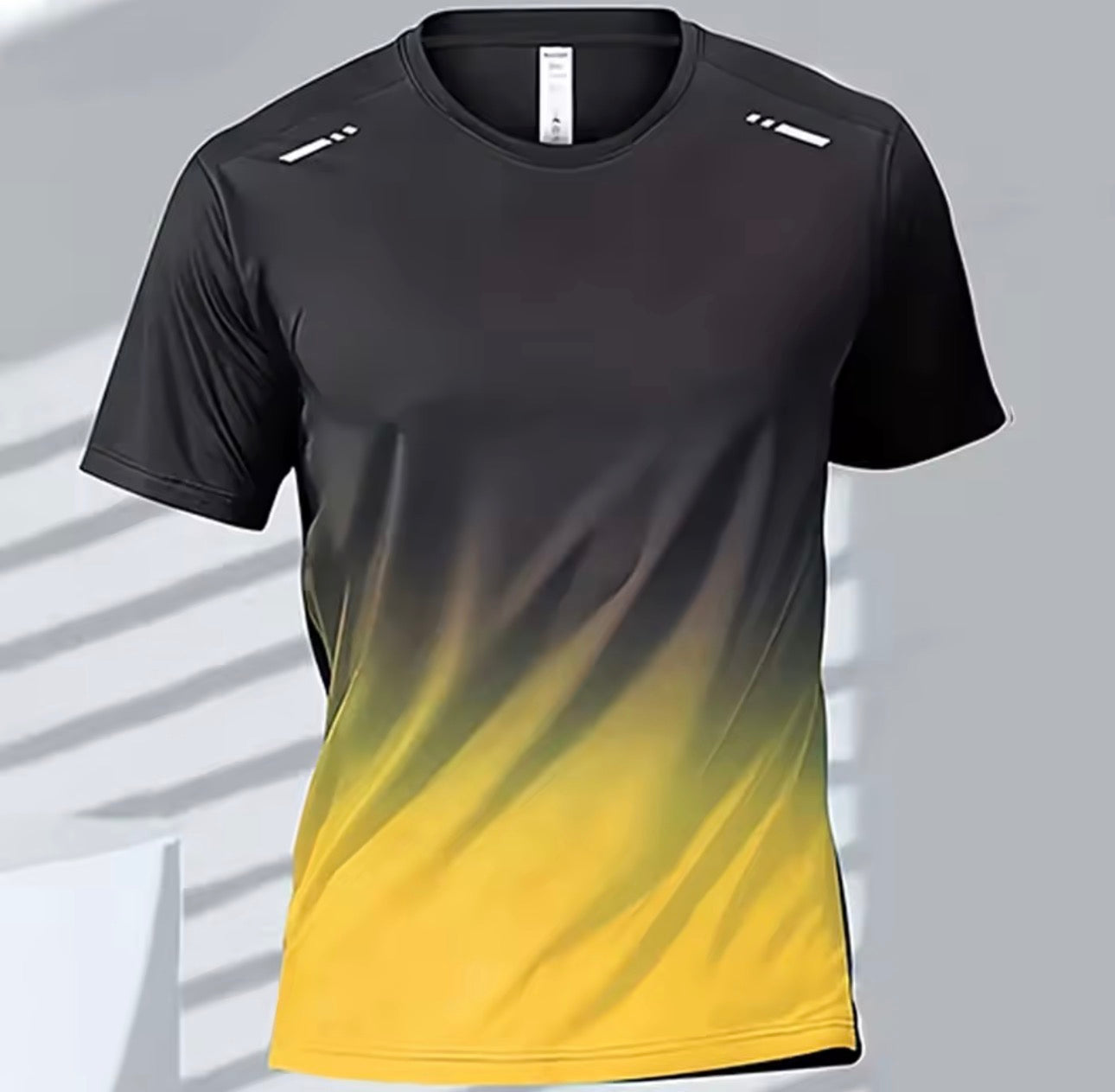 2025 Compression T Shirt Men Summer Sportswear Running T-shirt Elastic Quick Dry Sport Tops Tee
