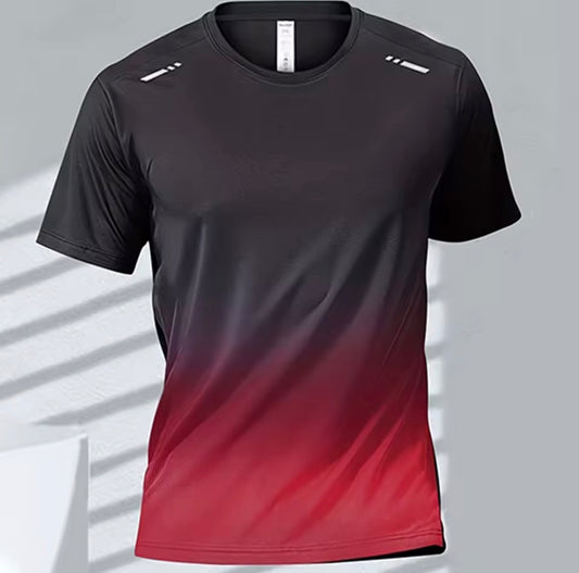 2025 Compression T Shirt Men Summer Sportswear Running T-shirt Elastic Quick Dry Sport Tops Tee