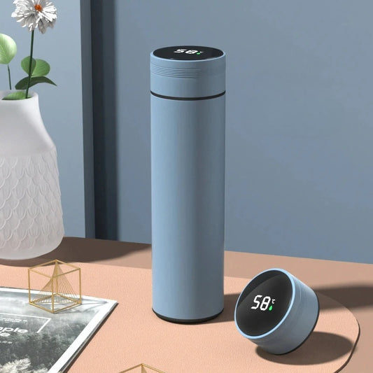 500ml Smart Thermos Bottle with Digital Temperature Display – 304 Stainless Steel