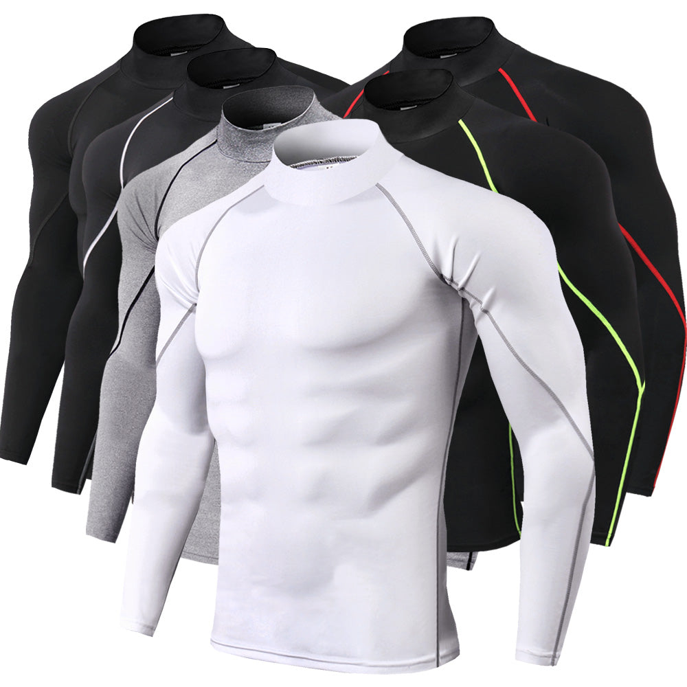 Men Sport T-shirt Quick Dry Bodybuilding Running
Shirt Long Sleeve Compression Top Gym T Shirt Men