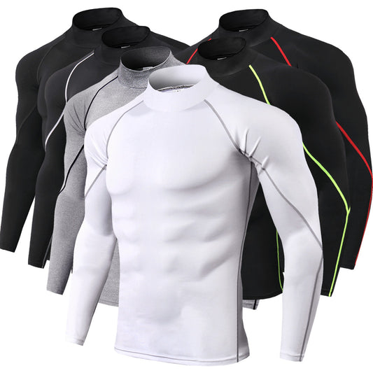 Men Sport T-shirt Quick Dry Bodybuilding Running
Shirt Long Sleeve Compression Top Gym T Shirt Men