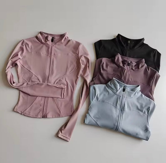 Yoga Clothes Windbreaker Sportswear Woman Running
Long Sleeve Sweatshirt Sports Jackets Top Women