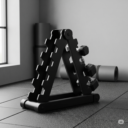 3-Tier Dumbbell Rack | Compact Dumbbell Holder for Home Gym & Weight Storage
