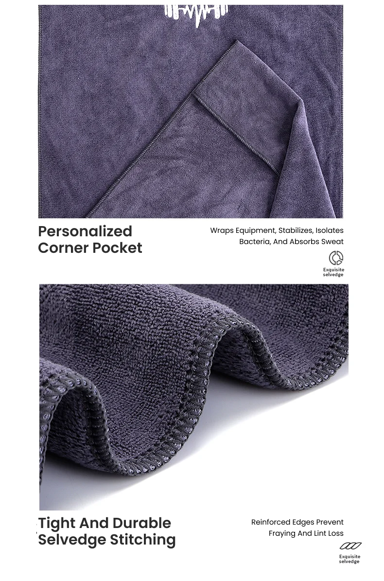 Quick-Dry Fitness Towel – Multifunctional Gym, Sports & Swimming Microfiber Towel