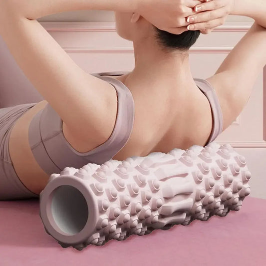 Yoga Foam Roller for Fitness, Pilates & Back Muscle Massage – Stretching & Recovery Tool
