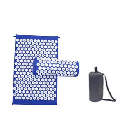 Acupressure Massage Mat & Pillow Set – Stress Relief, Back & Neck Pain Therapy, Relaxation Cushion