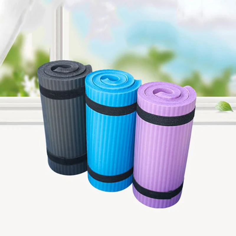 60×25×1.5cm NBR Yoga Mat – Anti-Skid Thick Comfort Foam Fitness & Exercise Mat