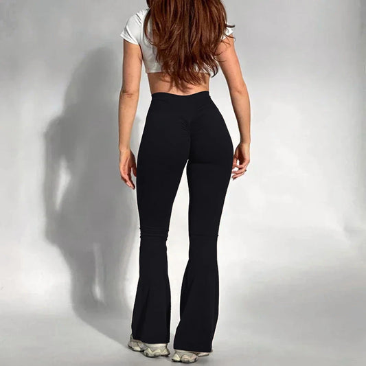 High Waist Yoga Leggings – Butt Lifting, Scrunch, Workout & Gym Pants