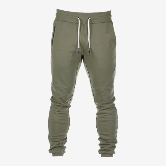 Joggers Sweatpants for Men – Casual Slim Fit Gym & Fitness Pants with Zipper Pockets