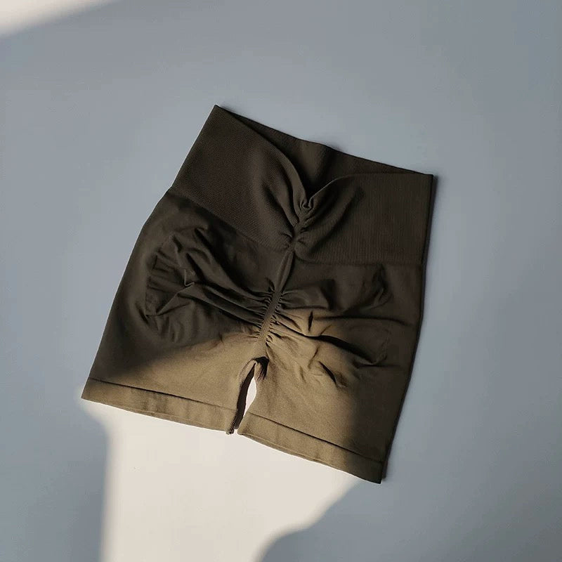 Fashion New Product High Waist Abdominal Elastic Breathable Quick-Drying Running Shorts Sports Yoga Shorts Super Hip Female Summer