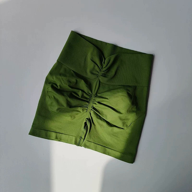 Fashion New Product High Waist Abdominal Elastic Breathable Quick-Drying Running Shorts Sports Yoga Shorts Super Hip Female Summer