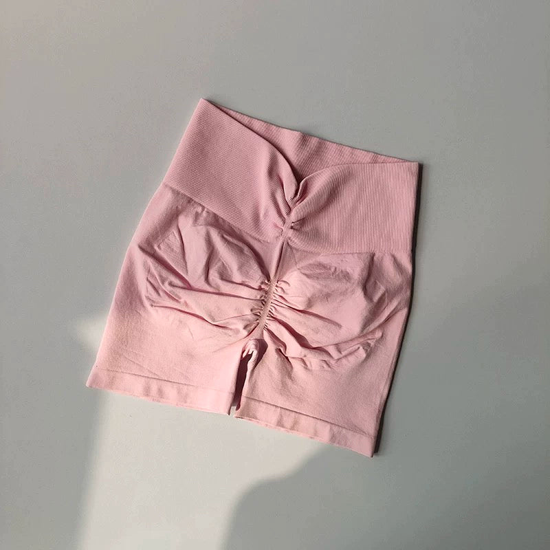 Fashion New Product High Waist Abdominal Elastic Breathable Quick-Drying Running Shorts Sports Yoga Shorts Super Hip Female Summer