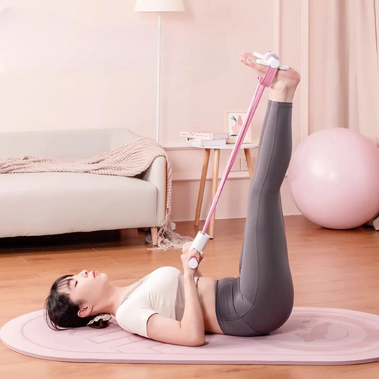 Resistance Bands 6-Tube Yoga Pedal Puller – Multifunctional Exercise Band for Home Workouts, Yoga, Pilates & Strength Training
