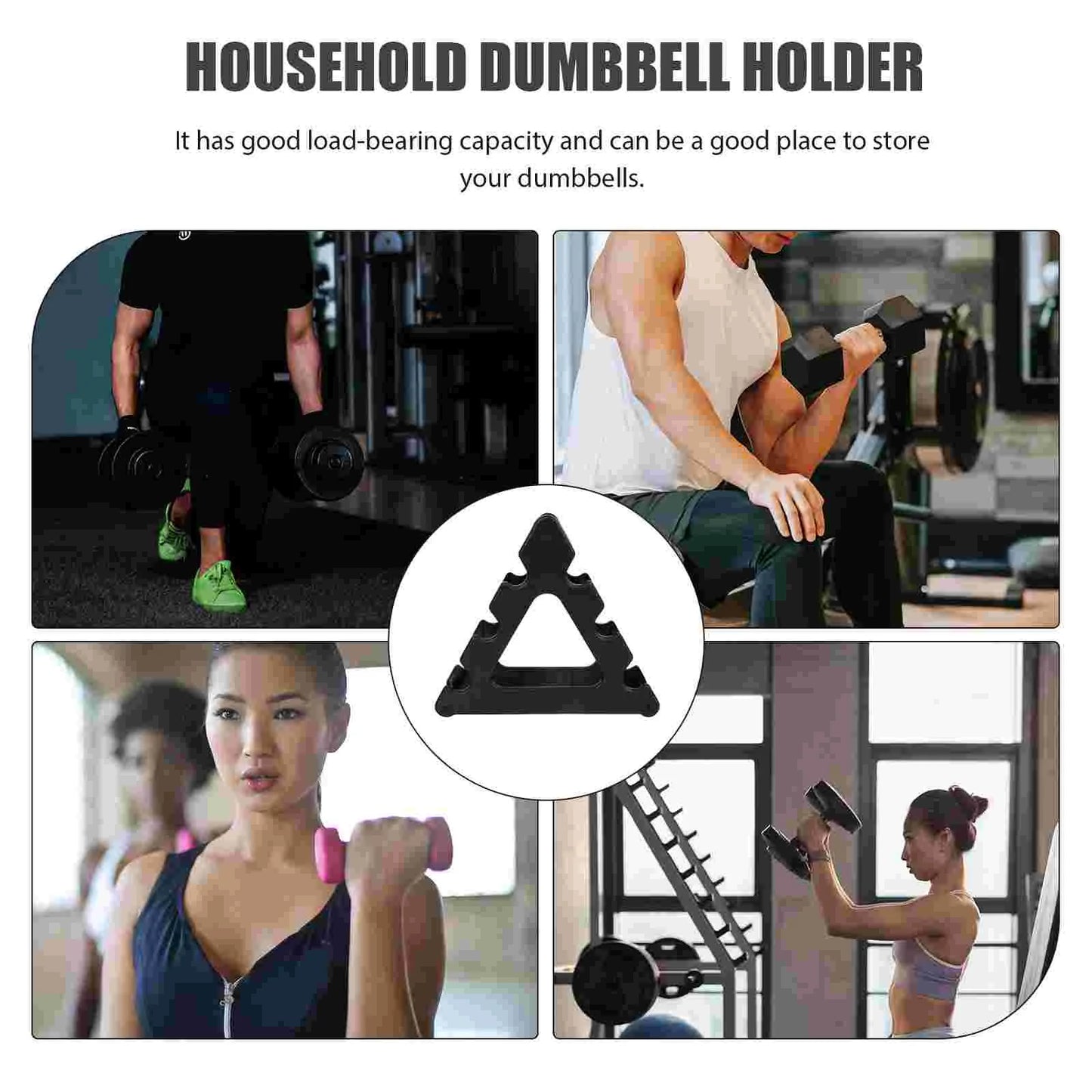 3-Tier Dumbbell Rack | Compact Dumbbell Holder for Home Gym & Weight Storage