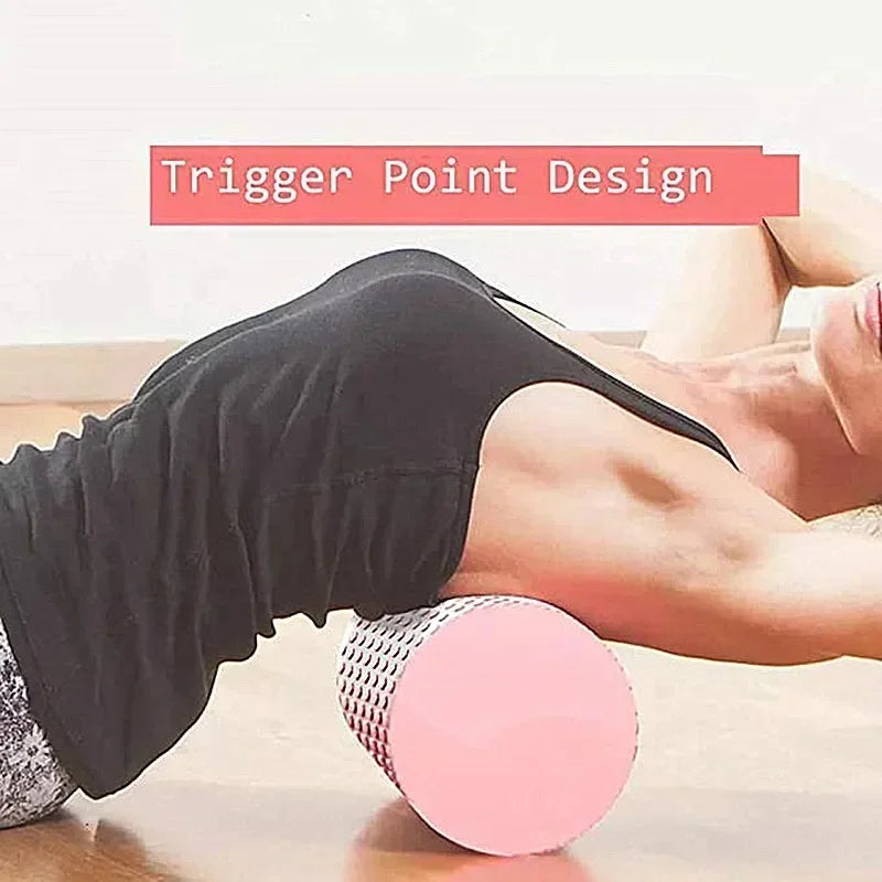 Yoga Foam Roller – High Density EVA Massage Roller for Pilates, Yoga & Muscle Recovery
