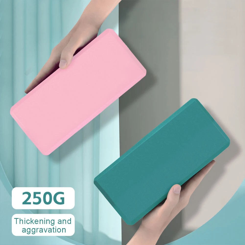 EVA Yoga Block – Solid Color High Density Foam Brick for Yoga, Pilates & Fitness Training – Non-Slip, Moisture-Proof Balance Block