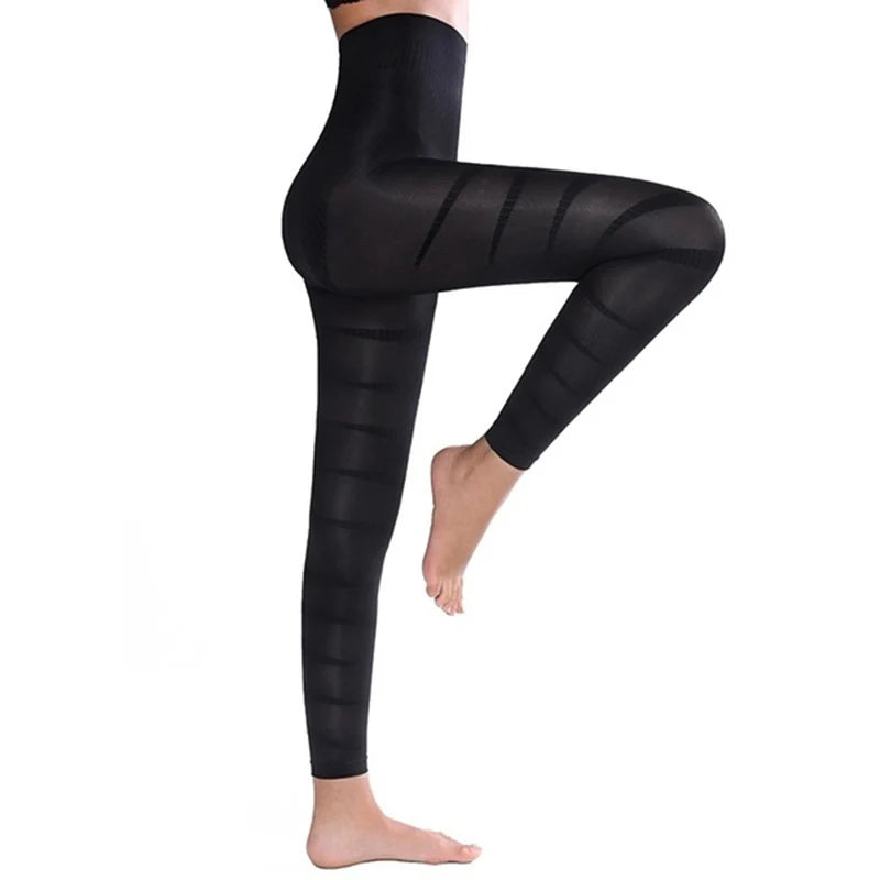 Sculpted Fit High Waist Leggings – Seamless Tummy Control & Push-Up Design