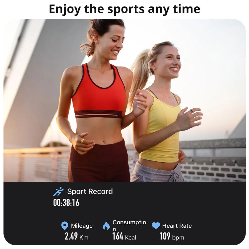 R06 Smart Ring – Health Monitor for Men & Women | Waterproof IP68 5ATM Fitness Tracker with Heart Rate, Blood Oxygen & Sleep Tracking