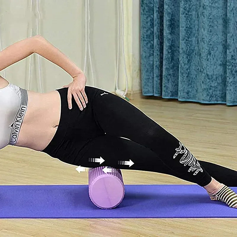 Yoga Foam Roller – High Density EVA Massage Roller for Pilates, Yoga & Muscle Recovery