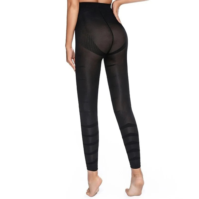 Sculpted Fit High Waist Leggings – Seamless Tummy Control & Push-Up Design