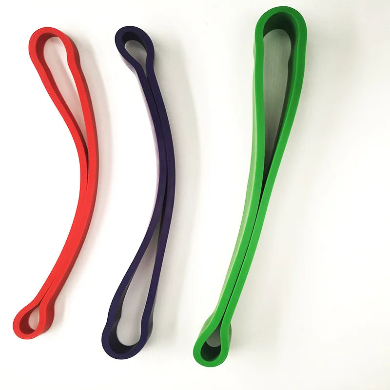 Latex Tube Resistance Bands – Short Mini Thick Circle, Door Anchor Assist, Fitness Pull Rope for Strength Training & Home Workouts