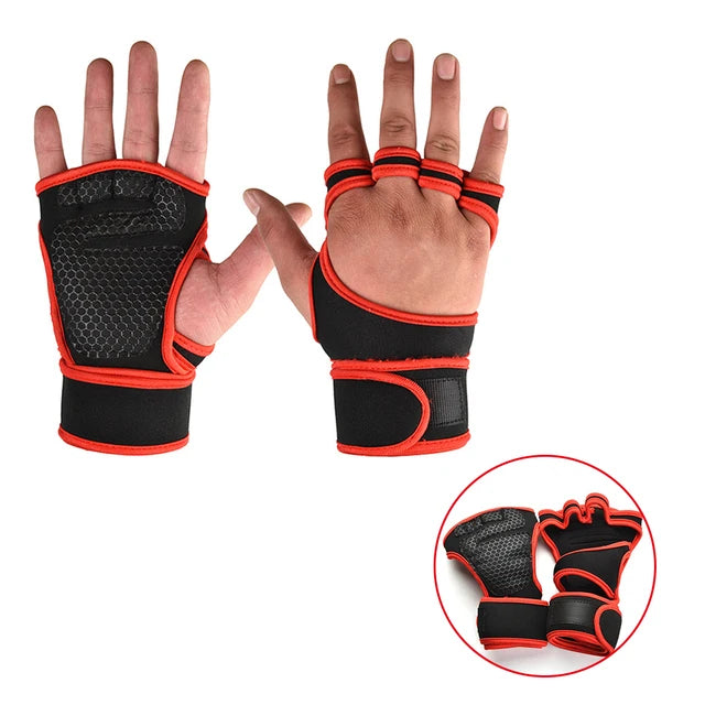 Training Sport Gloves for Men & Women – Weightlifting, Gym, Fitness & Bodybuilding Gloves with Wrist Support