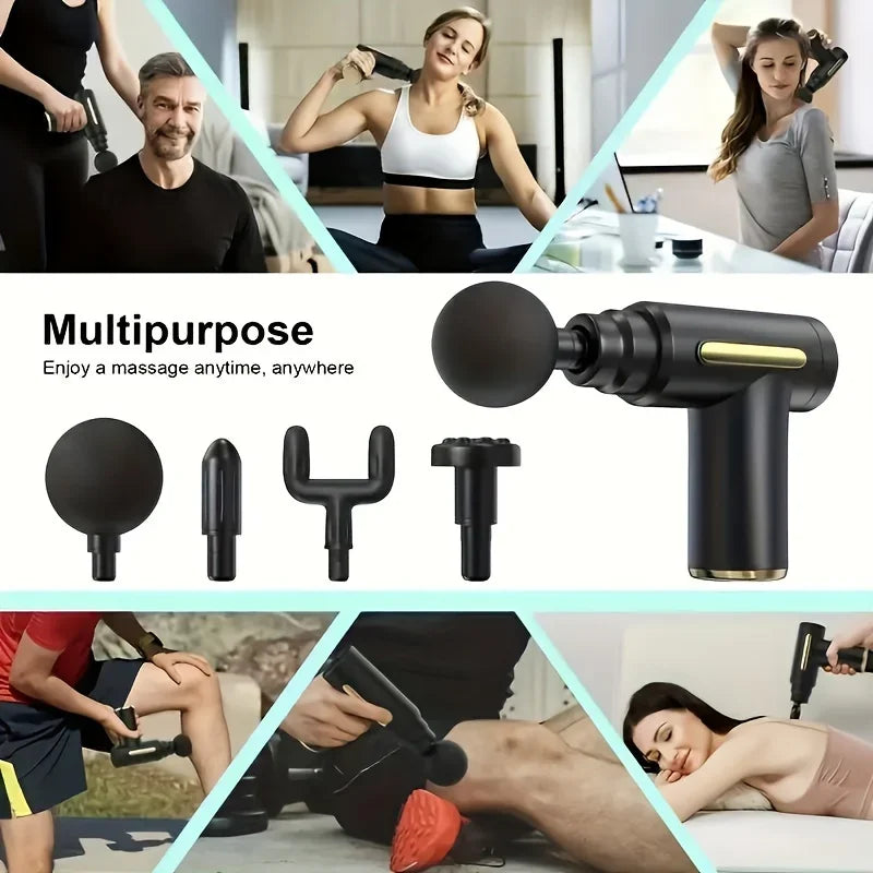 Mini Massage Gun – Deep Tissue Percussion Massager for Muscle Recovery, Pain Relief & Relaxation