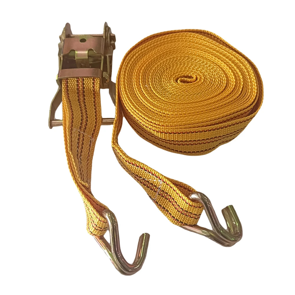 Heavy Duty Ratchet Straps 3/6/8/10M – Cargo Tie Down Straps with Claw Hooks for Lorry, Truck, Car & Trailer