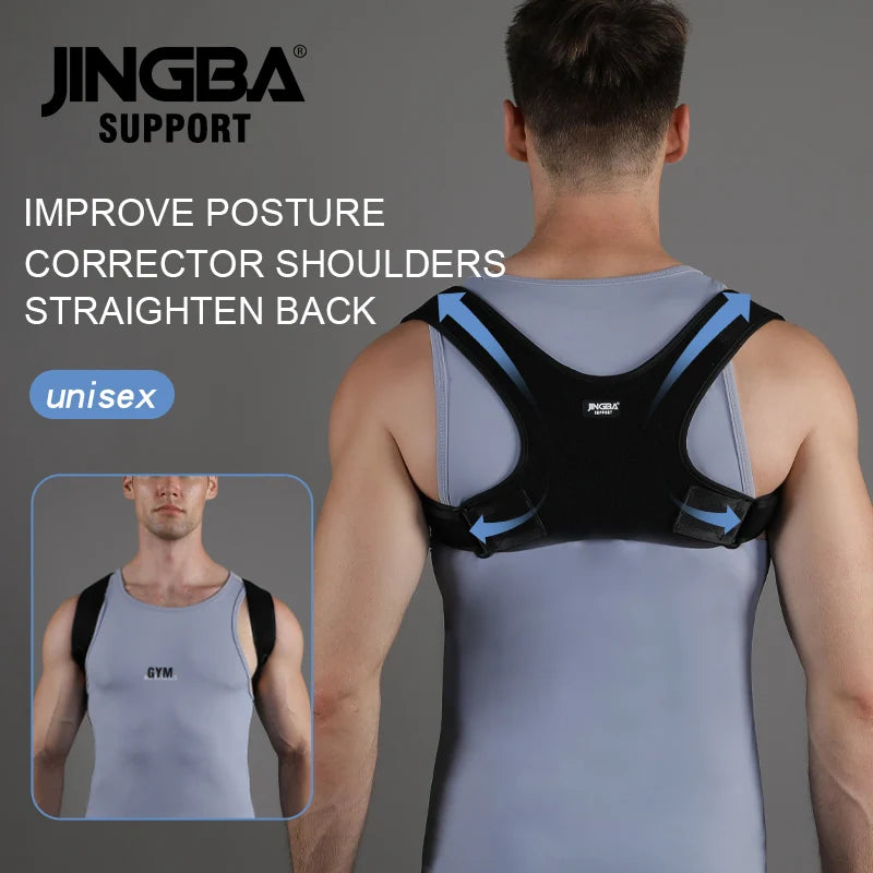Adjustable Posture Corrector – Back & Shoulder Support Brace | Spine Alignment, Clavicle & Upper Back Relief for Men & Women