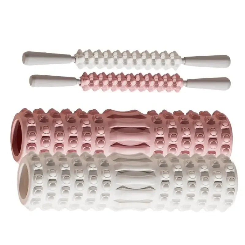 Yoga Foam Roller for Fitness, Pilates & Back Muscle Massage – Stretching & Recovery Tool