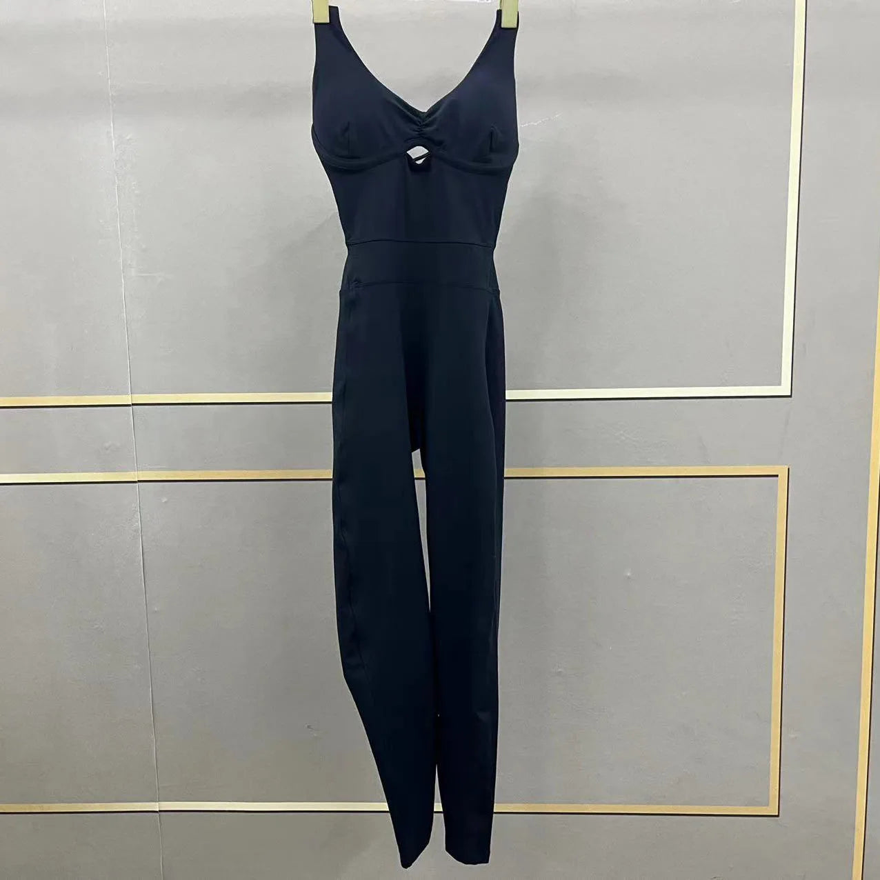 Women's Yoga Jumpsuit – One-Piece Adjustable Sport Bodysuit with Built-In Bra | Activewear for Workout & Dance