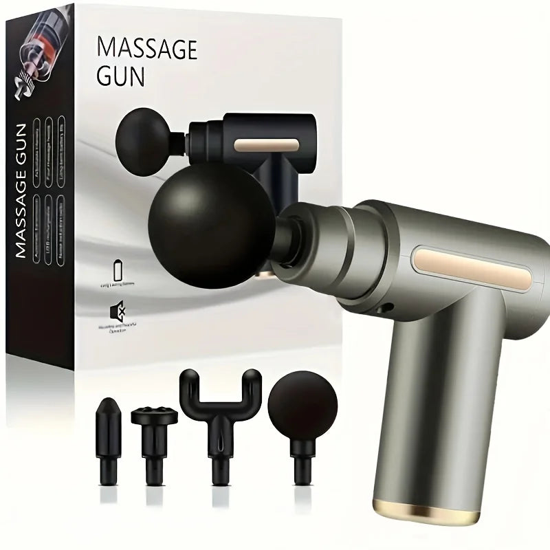 Mini Massage Gun – Deep Tissue Percussion Massager for Muscle Recovery, Pain Relief & Relaxation