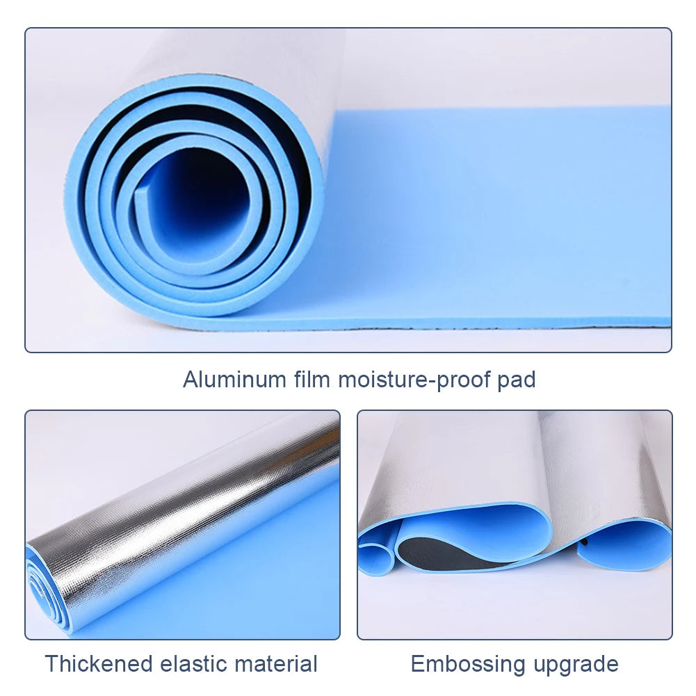 10mm Yoga Mat Non-Slip EVA Comfort Foam | Thick Exercise & Pilates Mat for Home, Gym & Outdoor