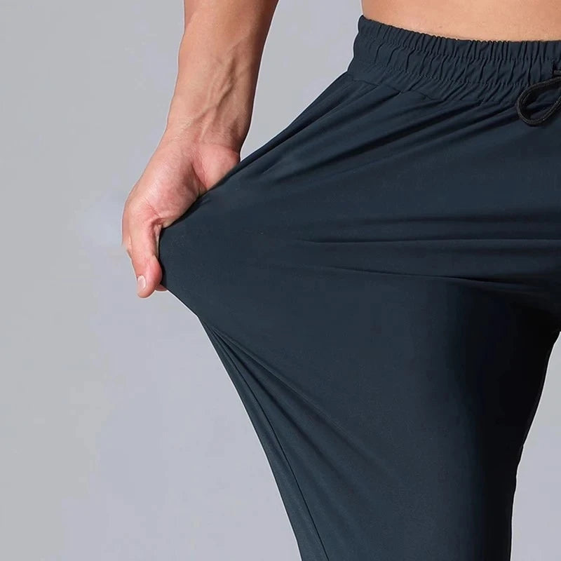 Men’s Slim-Fit Jogger Pants – Stretchy, Breathable, Lightweight Gym & Training Bottoms