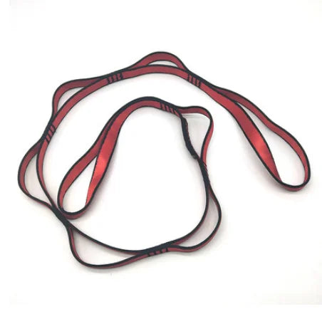 Yoga Fitness Daisy Chain Strap – Adjustable Stretch Belt for Yoga, Dance, Outdoor & Climbing