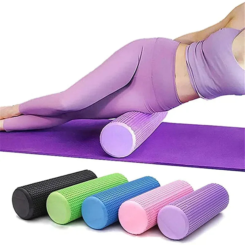 Yoga Foam Roller – High Density EVA Massage Roller for Pilates, Yoga & Muscle Recovery