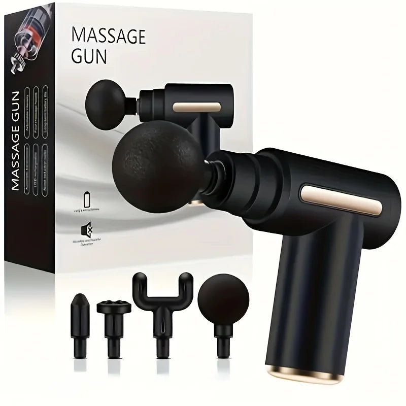 Mini Massage Gun – Deep Tissue Percussion Massager for Muscle Recovery, Pain Relief & Relaxation