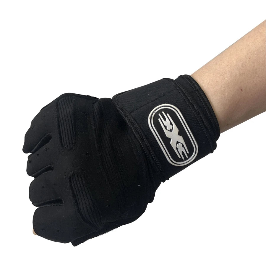 Workout Gloves with Wrist Wrap – Half Finger Training Gloves for Men & Women, Weight Lifting & Fitness