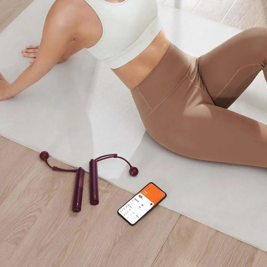 Xiaomi Mijia Smart Skipping Jump Rope XMSR-P803 with Counter & Mi Fit App | Adjustable Length, Calorie Tracking, Fitness Training