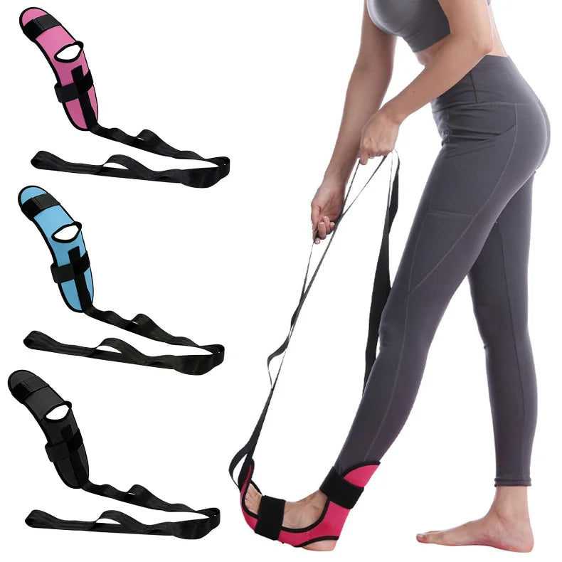 Leg Stretching Strap | Fitness Yoga Flexibility Band for Muscle Relaxation & Rehabilitation