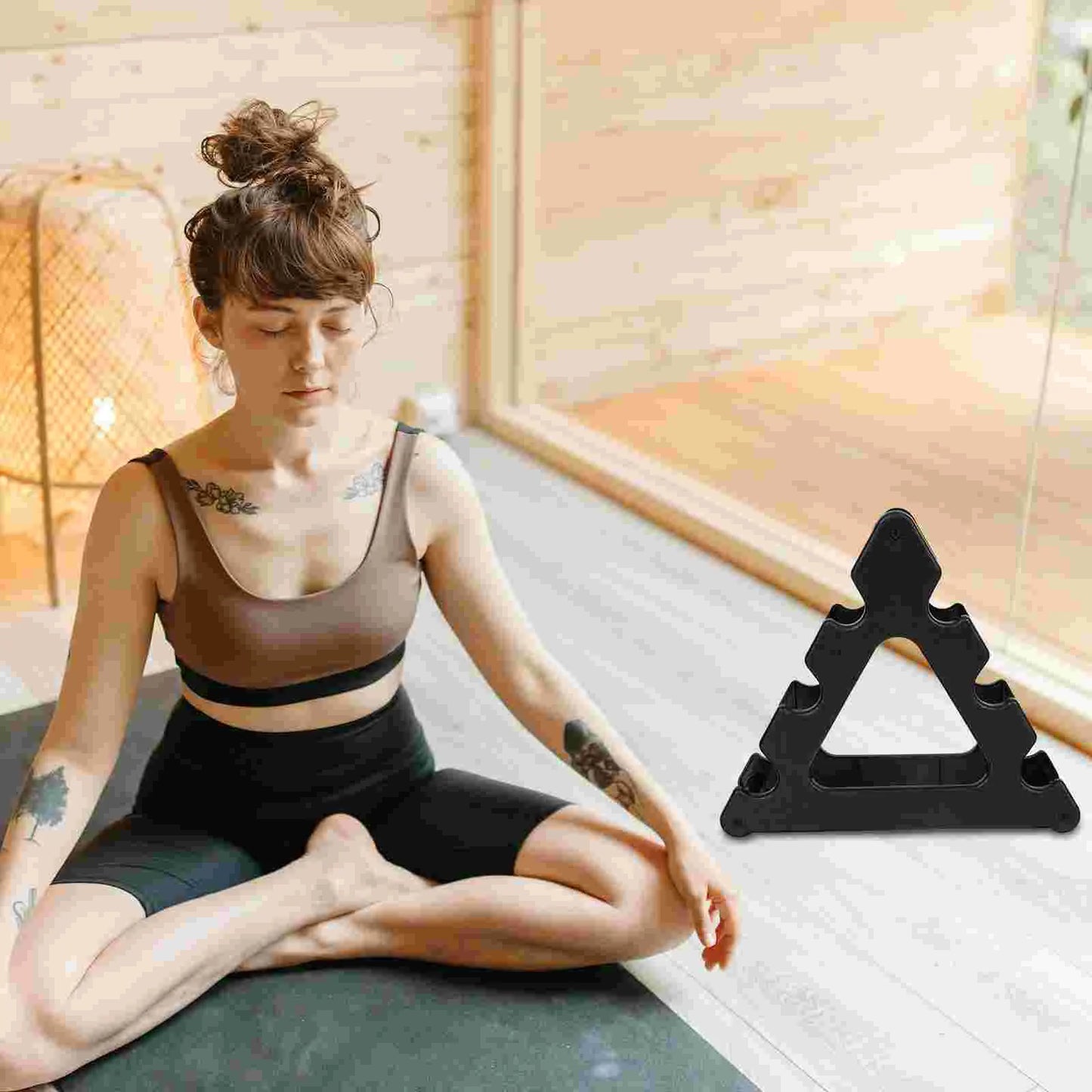 3-Tier Dumbbell Rack | Compact Dumbbell Holder for Home Gym & Weight Storage
