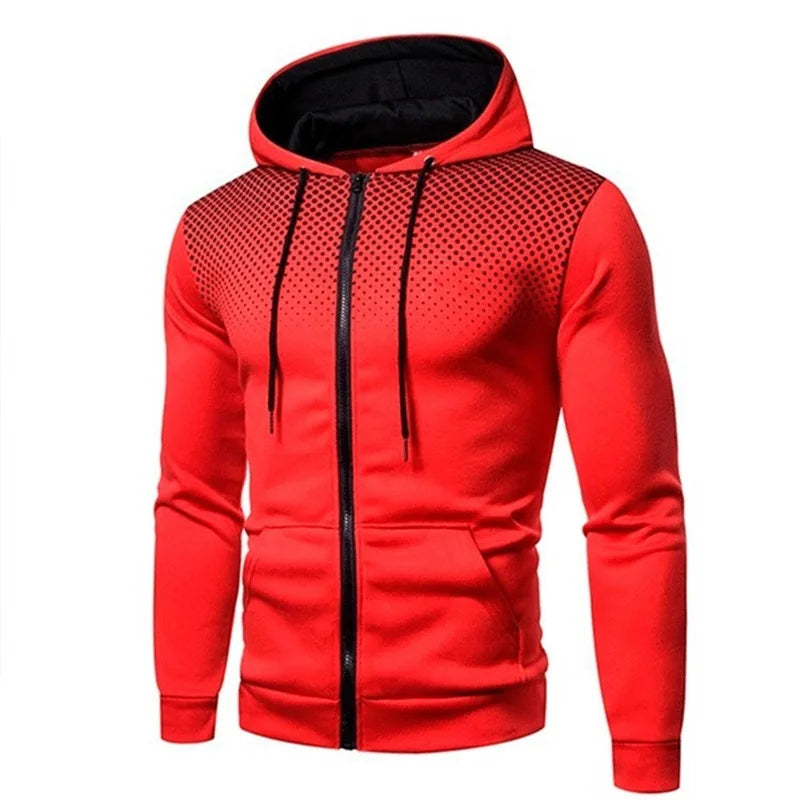 Men’s Slim-Fit Polka-Dot Zip-Up Hoodie – Sporty, Casual & Lightweight  Why it works: Clear, concise, and keyword-rich. “Polka-Dot,” “Zip-Up Hoodie,” “Slim-Fit,” and usage cues like “Sporty” all help improve visibility and relevance.