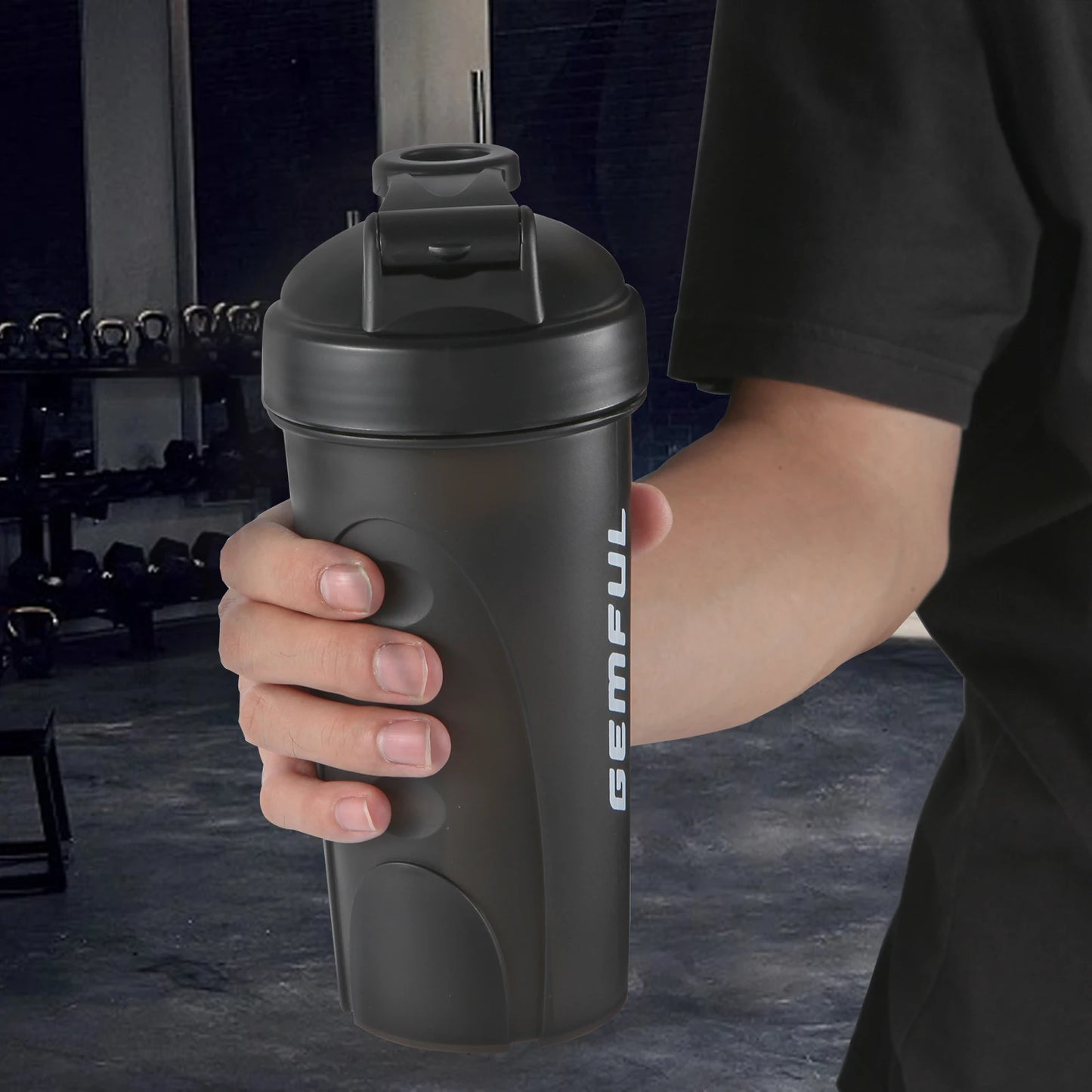 Shaker Bottle for Protein Mixes – 28oz BPA-Free Powder Mixing Cup with Ball, Leak-Proof Gym & Fitness Water Bottle