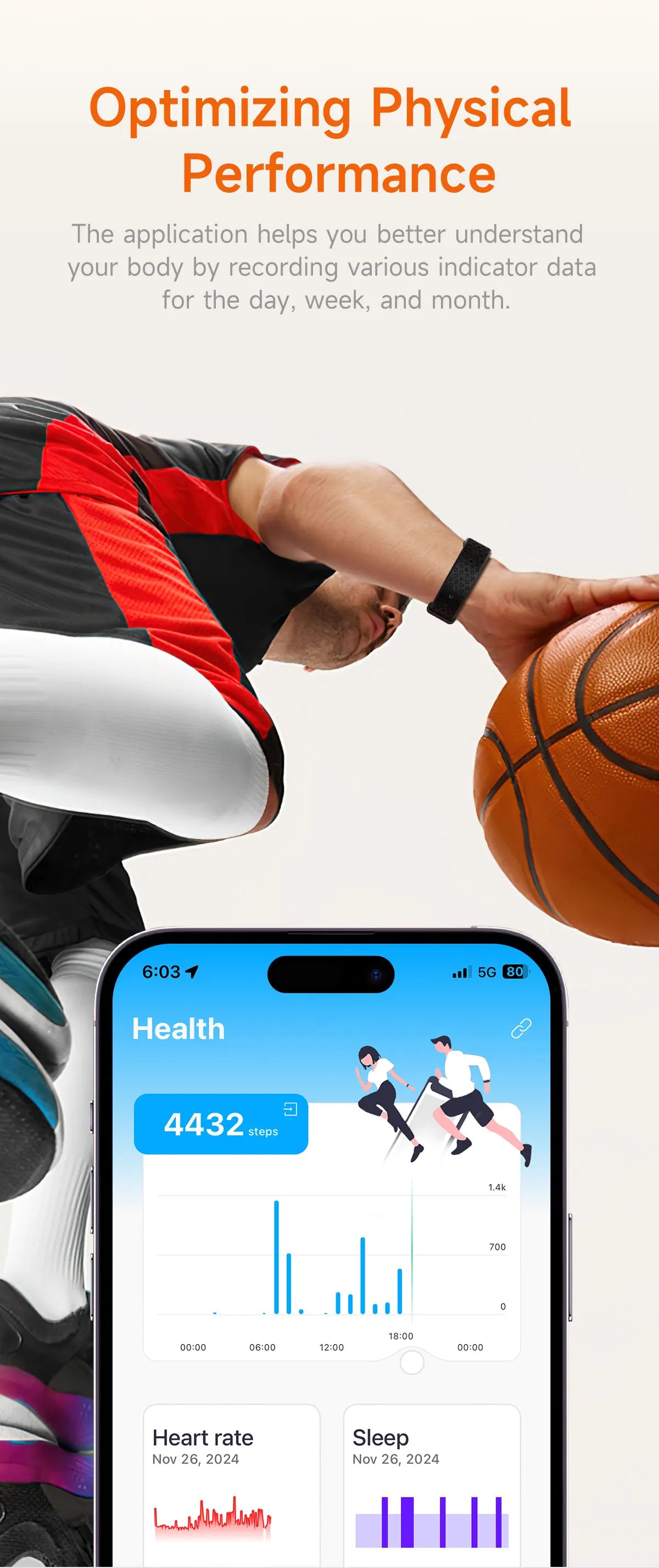 LIGE Smartwatch Bluetooth Fitness Tracker with Heart Rate, Blood Oxygen & 24H Health Monitoring