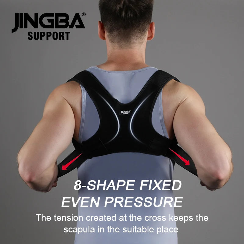 Adjustable Posture Corrector – Back & Shoulder Support Brace | Spine Alignment, Clavicle & Upper Back Relief for Men & Women