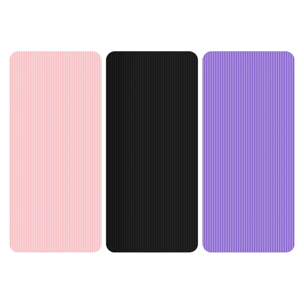 Yoga Mat Non-Slip Exercise Mat 10mm Thick | Solid Color Fitness & Pilates Mat for Home & Gym