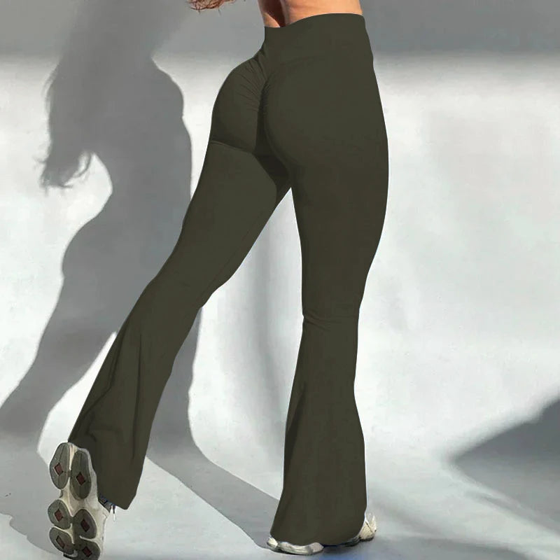 High Waist Yoga Leggings – Butt Lifting, Scrunch, Workout & Gym Pants