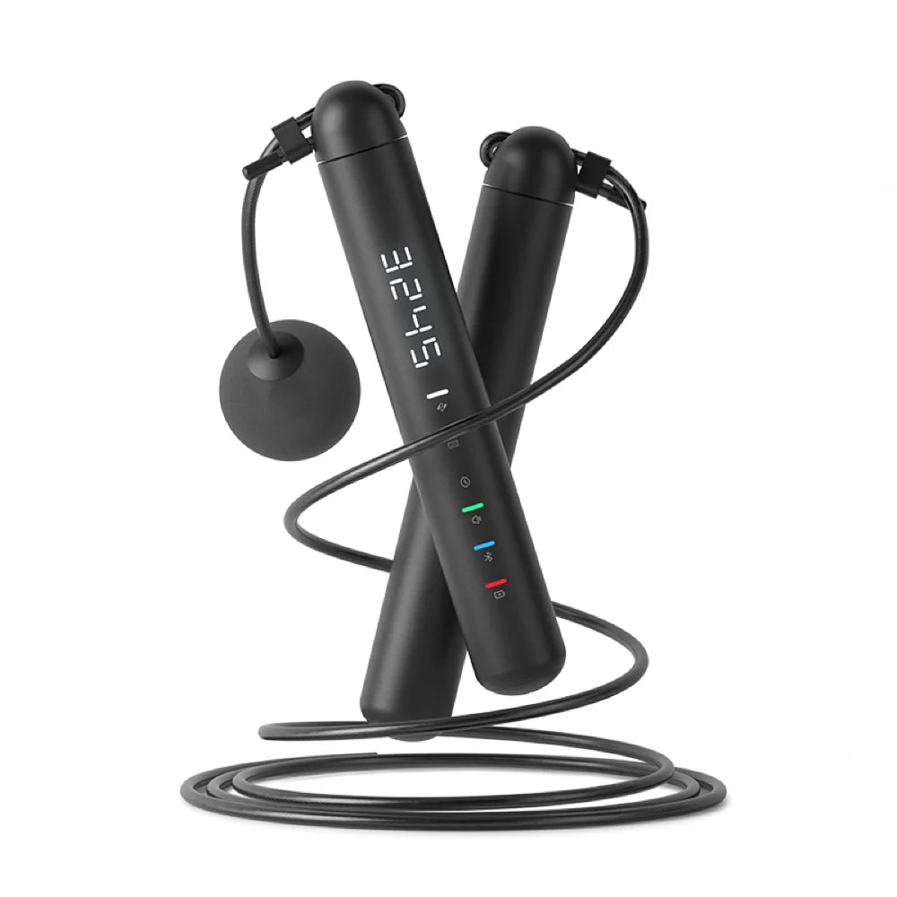 Tuya Smart Jump Rope with LED Display & App Tracking – Digital Skipping Rope for Fitness, Gym & Crossfit